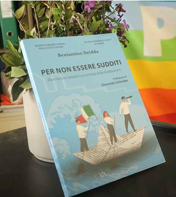 “Per non essere sudditi”, il nuovo libro di edizioniPiagge dedicato ai principi della Costituzione, sarà presentato il 25 aprile alle 17 alle Piagge