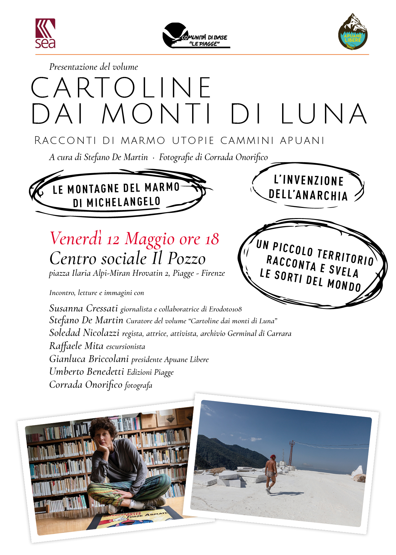 “Cartoline dai Monti di Luna”, il 12 maggio alle Piagge