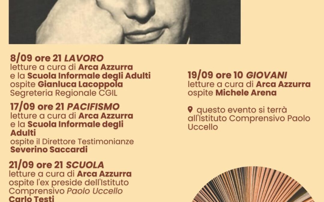 Teatro e letteratura alle Piagge per i 100 anni di don Milani. Il programma di settembre
