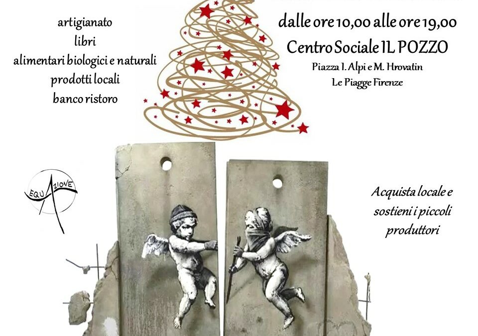 Mercato solidale di Natale (e una sorpresa), il 16 dicembre al centro sociale Il Pozzo