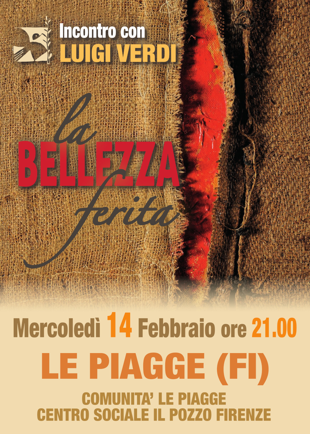 “La bellezza ferita”, la veglia di Romena alle Piagge mercoledì 14 febbraio