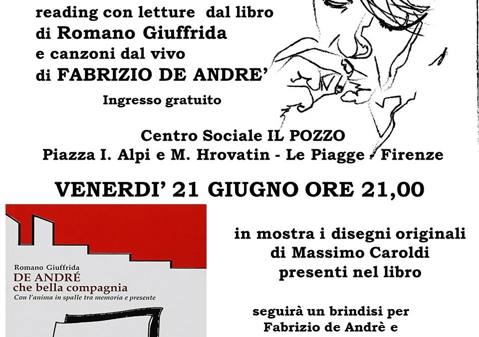 Che bella compagnia – Reading dal libro e canzoni dal vivo di Fabrizio De André