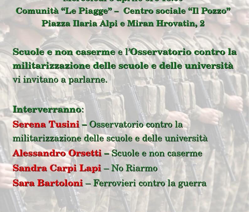 Contro la guerra e il ritorno della leva Obiezione di coscienza totale