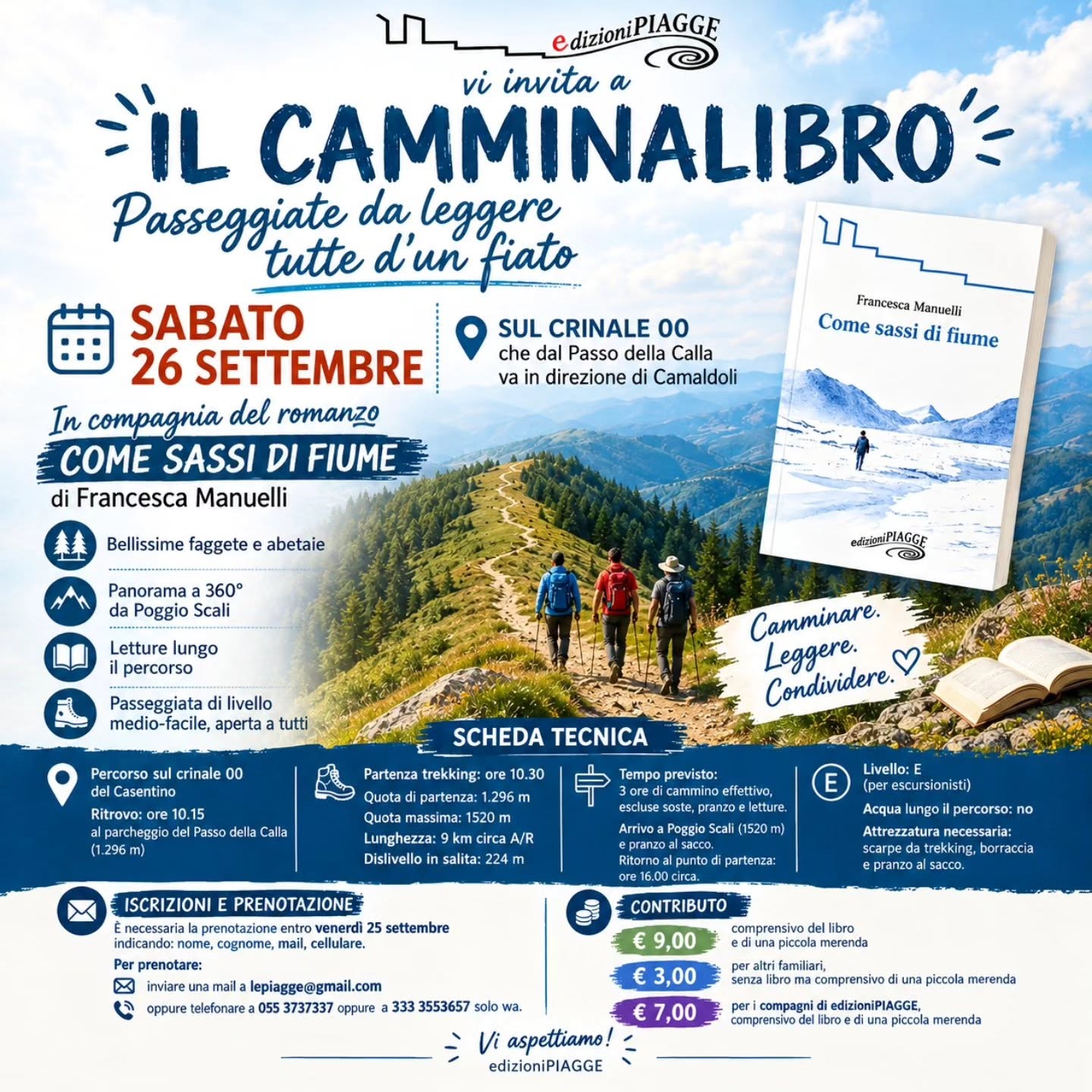 Il camminalibro 26 settembre