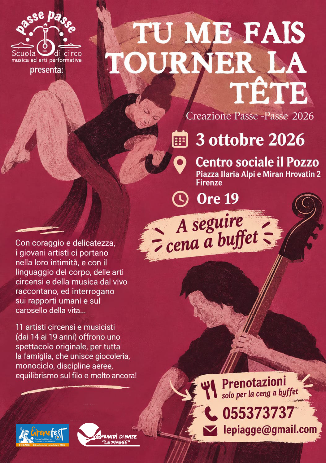Tu me fais tourner la tête 3 ottobre