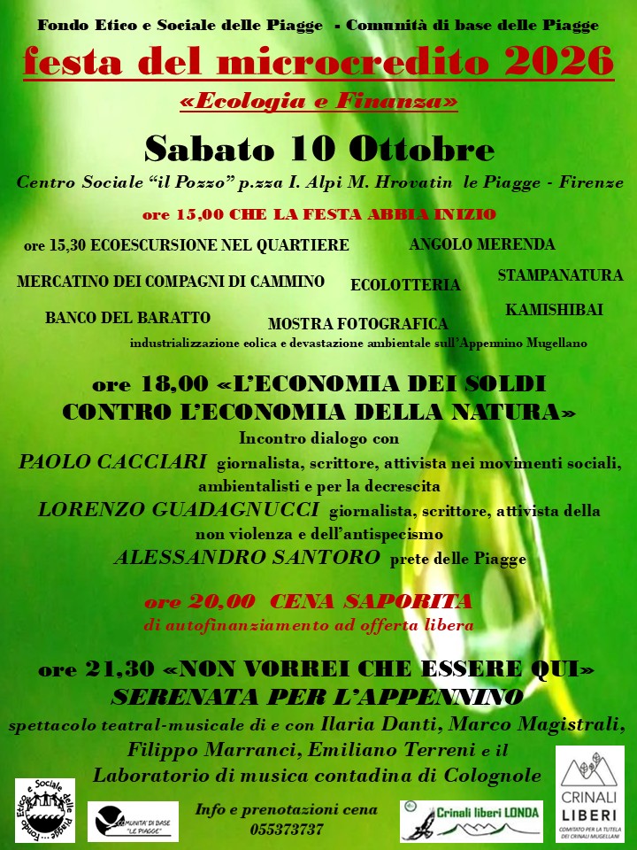 Festa del Microcredito 2026 – 10 ottobre 2026